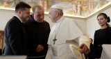 Papa Francisco y Volodimir Zelenski. Foto: REUTERS