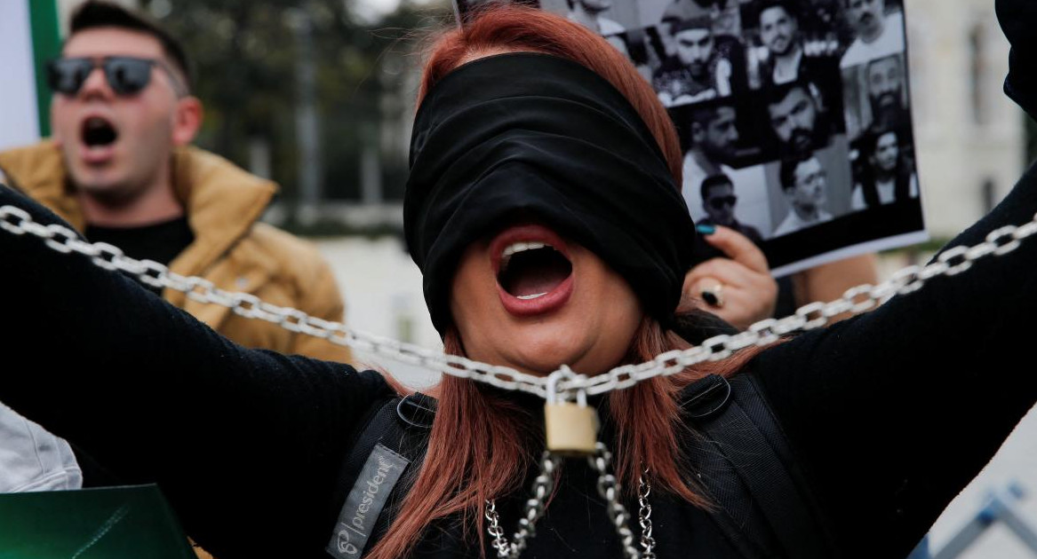 Protestas Irán por las condenas a muertes en involucrados en las protestas de Mahsa Amini. Foto: Reuters.