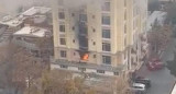 Incendio en Kabul. Foto: Reuters.