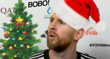 Messi navideño. Foto: YouTube.