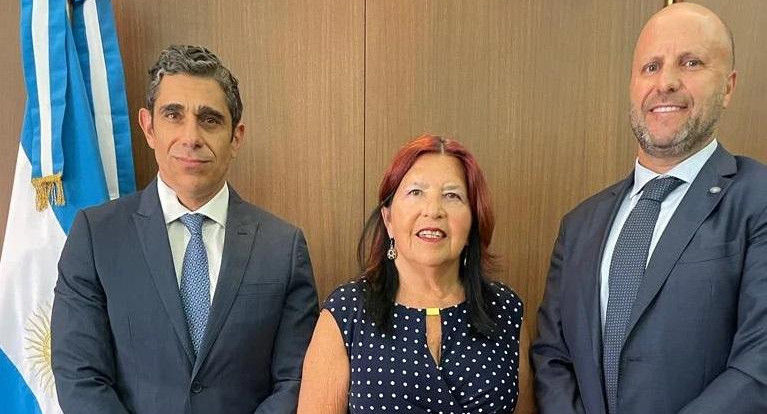 Petrone, Ana María Figueroa y Borinsky, autoridades de la Cámara de Casación.
