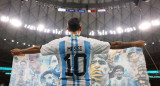 Hinchas argentinos en la previa del duelo ante Croacia por el Mundial de Qatar. Foto: REUTERS.