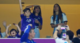 Antonela Roccuzzo ya se encuentra en el estadio. Foto: Reuters.