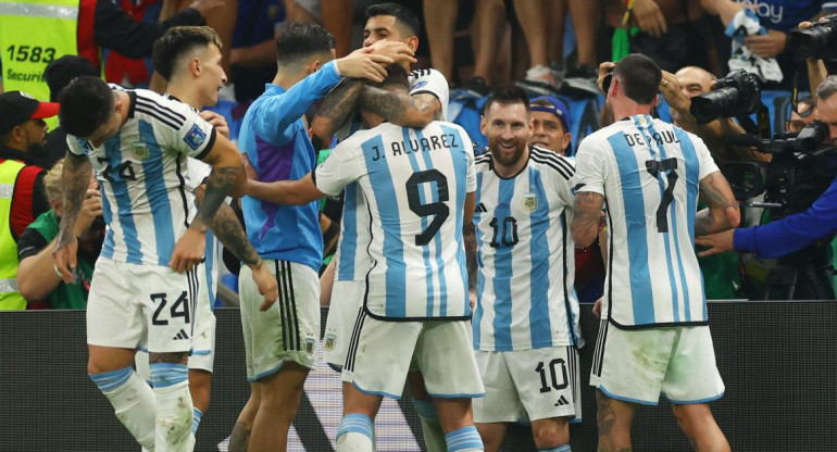 Mundial Qatar 2022 - Argentina vs. Croacia - Semifinal. Foto: Reuters.	