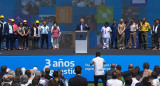 Acto de Alberto Fernández, captura de video