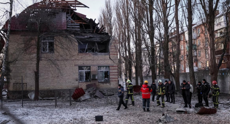 Rusia bombardeó a Kiev con drones_Reuters