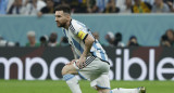 Lionel Messi en el Mundial de Qatar. Foto: EFE.