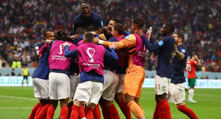 Mundial Qatar 2022, Francia vs. Marruecos. Foto: REUTERS.