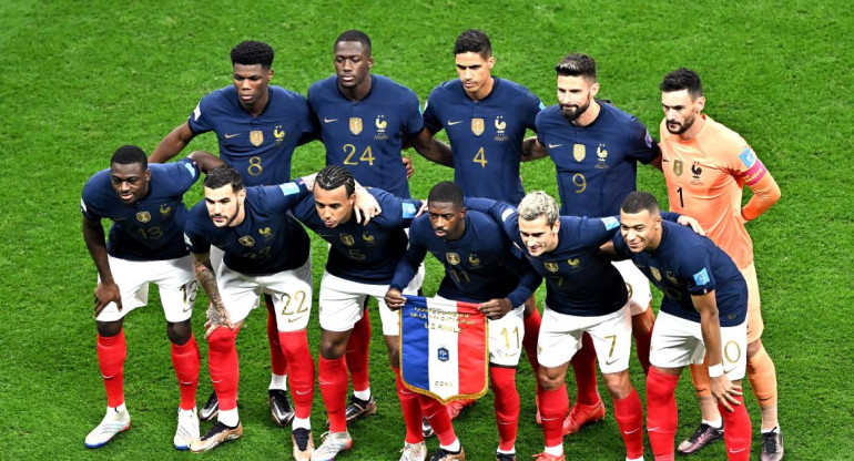 Selección de Francia. Foto: EFE.