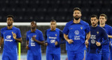 Entrenamiento de la Selección francesa. Foto: Reuters.