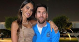 Antonela Roccuzzo y Lionel Messi_NA