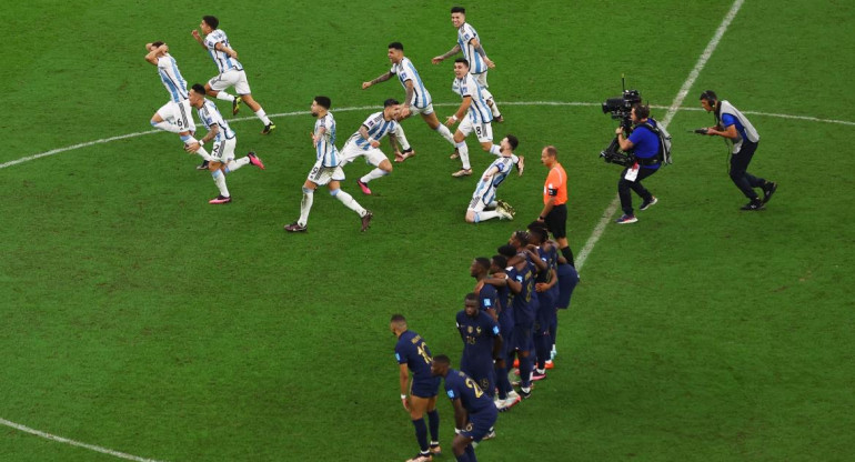 Mundial Qatar 2022, Argentina vs. Francia, festejo, Reuters	