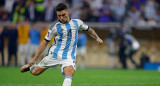 Gonzalo Montiel y el penal que consagró campeón del mundo a Argentina. Foto: Reuters.