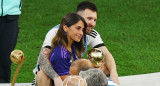 Lionel Messi y Antonela Roccuzzo. Foto: REUTERS.