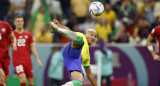 Gol de Richarlison ante Serbia en el Mundial de Qatar 2022. Foto: REUTERS.