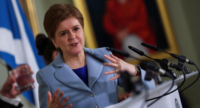 Nicola Sturgeon, primera ministra de Escocía. Foto: REUTERS