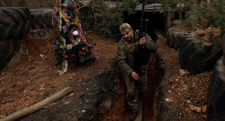 La Navidad en el frente de batalla ucraniano_Reuters