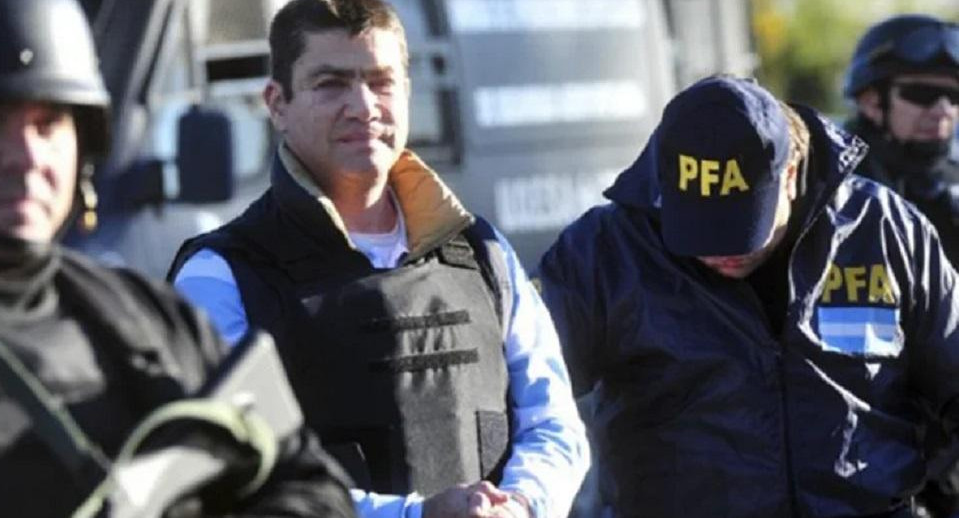 Narco colombiano detenido, Télam