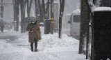 Fuertes nevadas en Japón. Foto: NA.