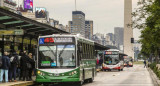 Colectivos en Ciudad de Buenos Aires. Foto: NA.