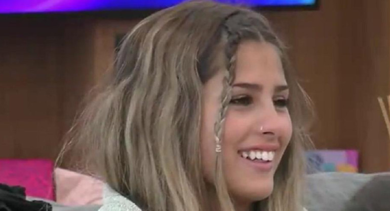 Julieta de Gran Hermano. Foto: captura.