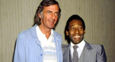 César Menotti y Pelé.