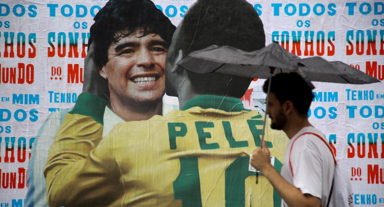 Pelé y Diego Maradona 1. Foto: Reuters.