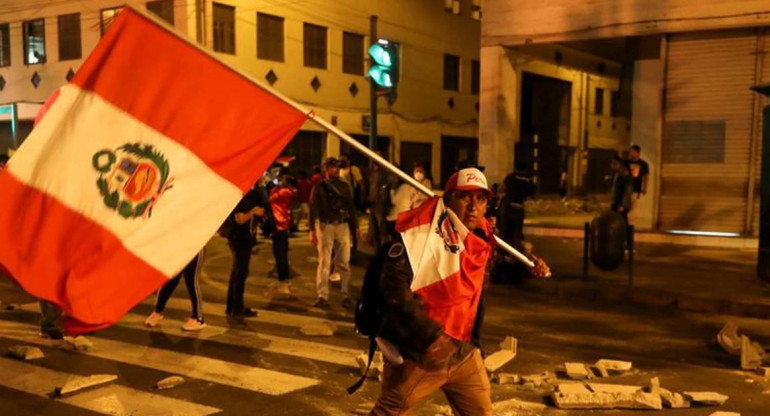 Protestas en Perú. Foto: REUTERS