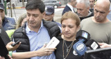 Padres de Fernando Baez Sosa, llegan a los tribunales de Dolores. Foto NA.