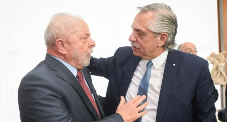 Lula da Silva y Alberto Fernández_NA