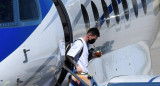 Lionel Messi, llegada a París. Foto: REUTERS