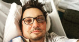 Jeremy Renner desde el hospital. Foto: Instagram @jeremyrenner