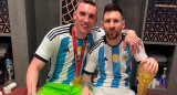 Franco Armani y Lionel Messi. Foto: @francoarmani34.