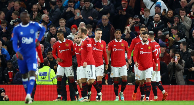 Manchester United vs. Everton; FA Cup. Foto: Reuters.