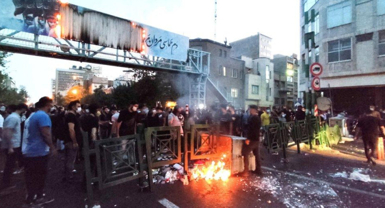 Protestas en Irán. Foto: REUTERS