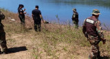 La policía en la zona de búsqueda. Foto: Misiones Online