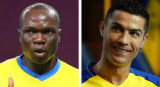 Vincent Aboubakar y Cristiano Ronaldo; Al-Nassr. Foto: Twitter @AlNassrFC.