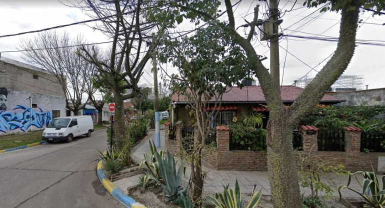Domicilio baleado en Rosario. Foto: Google Maps.