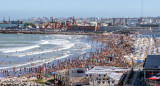 Playa de Mar del Plata 2; turismo. Foto: NA.