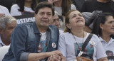 Padres de Fernando Báez Sosa en el acto en Dolores. Foto: NA.