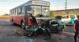 Violento choque en la Panamericana. Foto: NA.