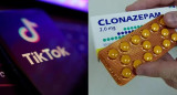 Reto TikTok por clonazepam. Fotos: captura de pantalla y REUTERS