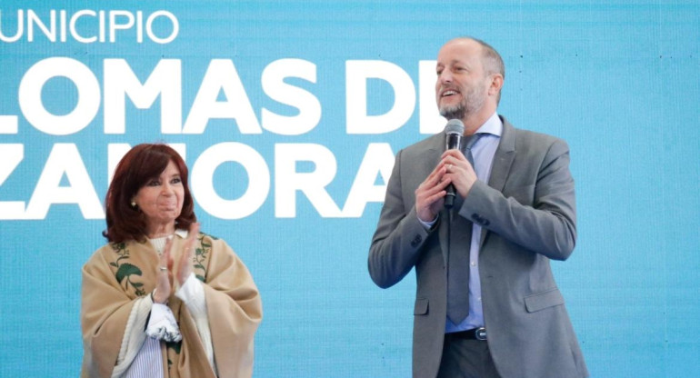 Cristina Fernández de Kirchner, Martín Insaurralde, Foto Gobierno Provincia de Buenos Aires