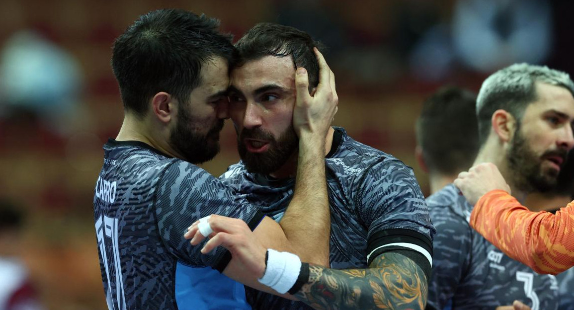 Argentina-Qatar; Mundial de Handball 2023. Foto: Reuters.