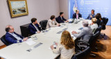 Reunión de Sergio Massa con directivos de la CAF. Foto: Prensa.