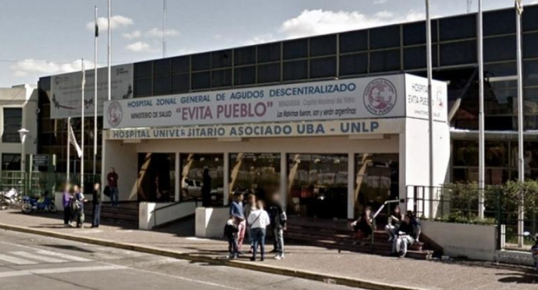 Hospital Evita Pueblo de Berazategui. Foto: NA.