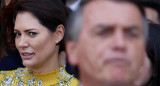 Michelle Bolsonaro y su esposo, Jair Bolsonaro. Foto: REUTERS