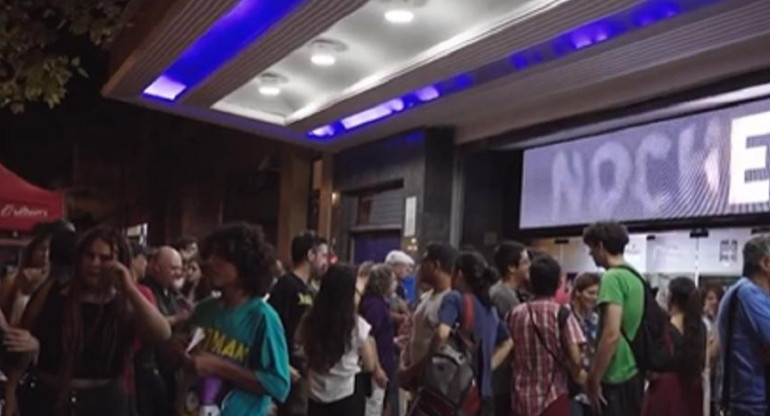 El Polo Audiovisual de Merlo llegó a las pantallas del Cine Gaumont. Foto: captura Instagram	