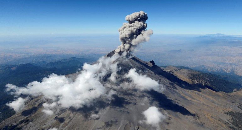 volcán Popocatépetl Foto Reuters