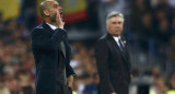 Pep Guardiola y Carlo Ancelotti. Foto: REUTERS